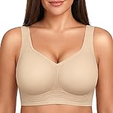 Rolral Jelly Bra for Women Plus Size Wireless Seamless Support Bralette Invisible Comfort Jelly Strip