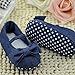 DZT1968® Baby Girl Soft Sole Denim Colth Shoes Prewalker with Bowknot (0~6 Months Baby)