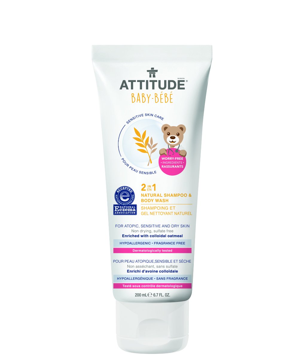 attitude sensitive skin care natural body wash