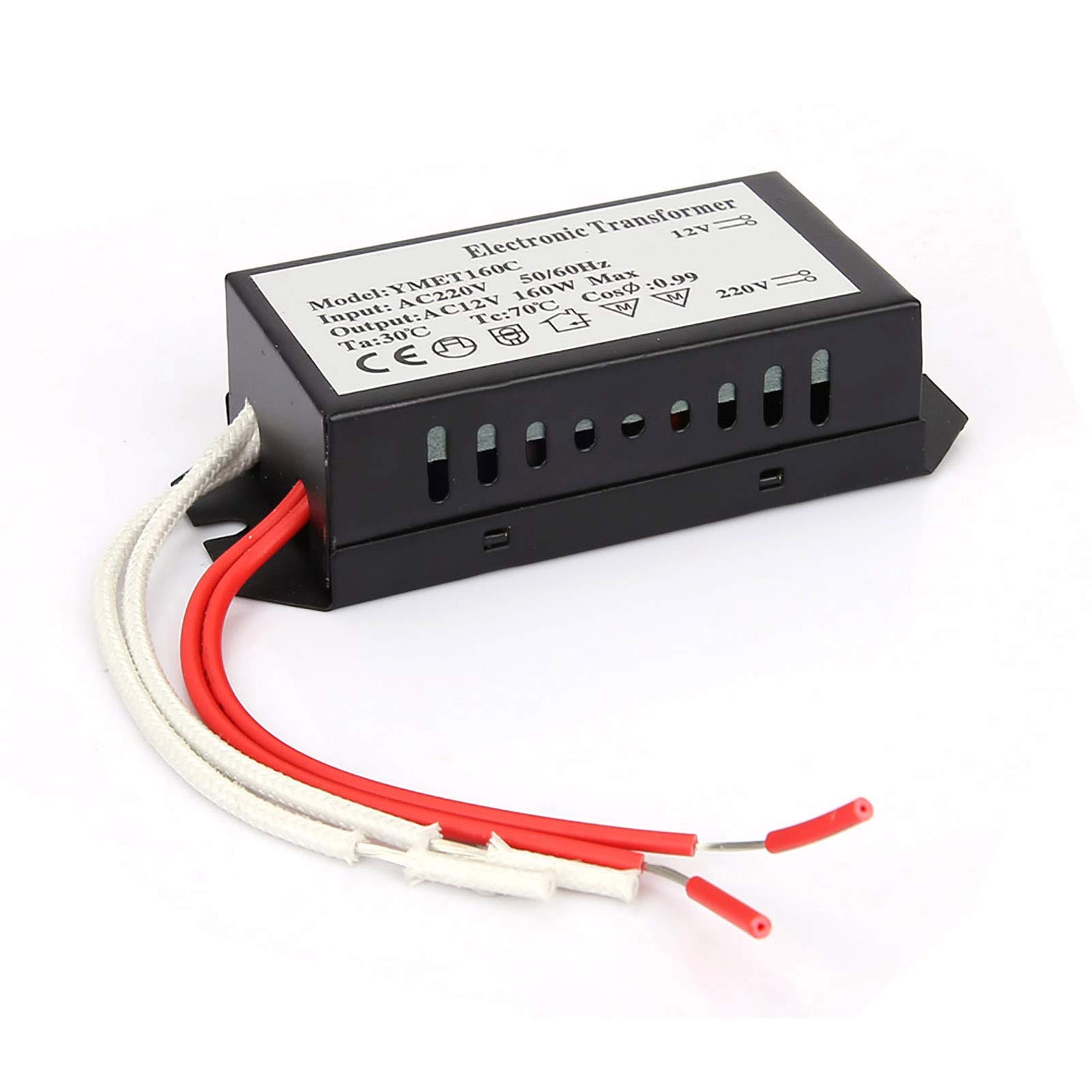 Electronic Transformer, 220V Input, 12V Output, Smart Power Supply Driver, 160W Transformer for Home, Office, Industrial Use