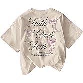 SOLY HUX Women's Y2k Graphic Tees Cute Bow Letter Print Short Sleeve Aesthetic T Shirt Summer Tops
