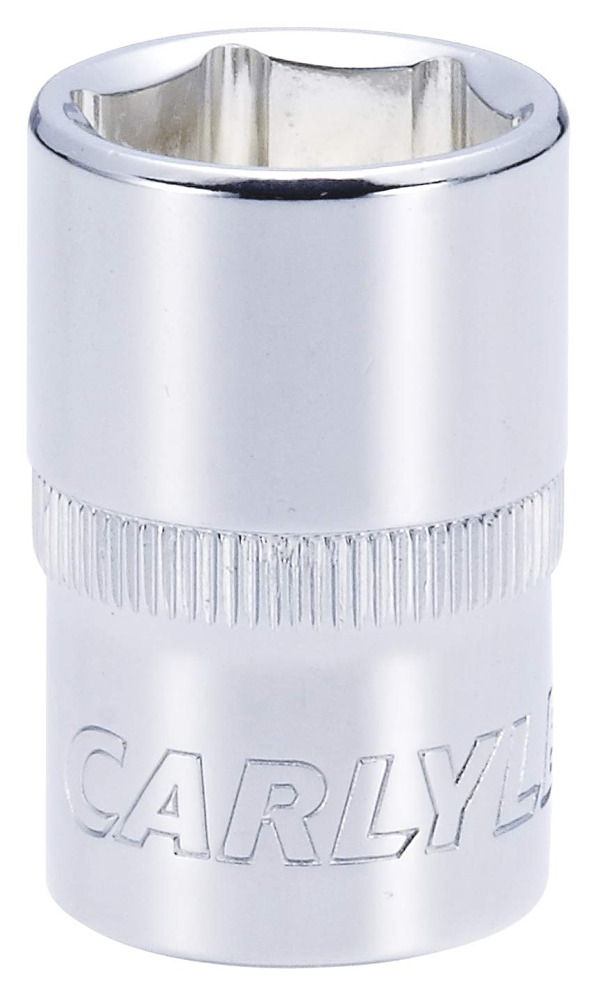 Carlyle Hand Tools Socket - Shallow - Metric Standard - 1/2" Dr - 18 mm