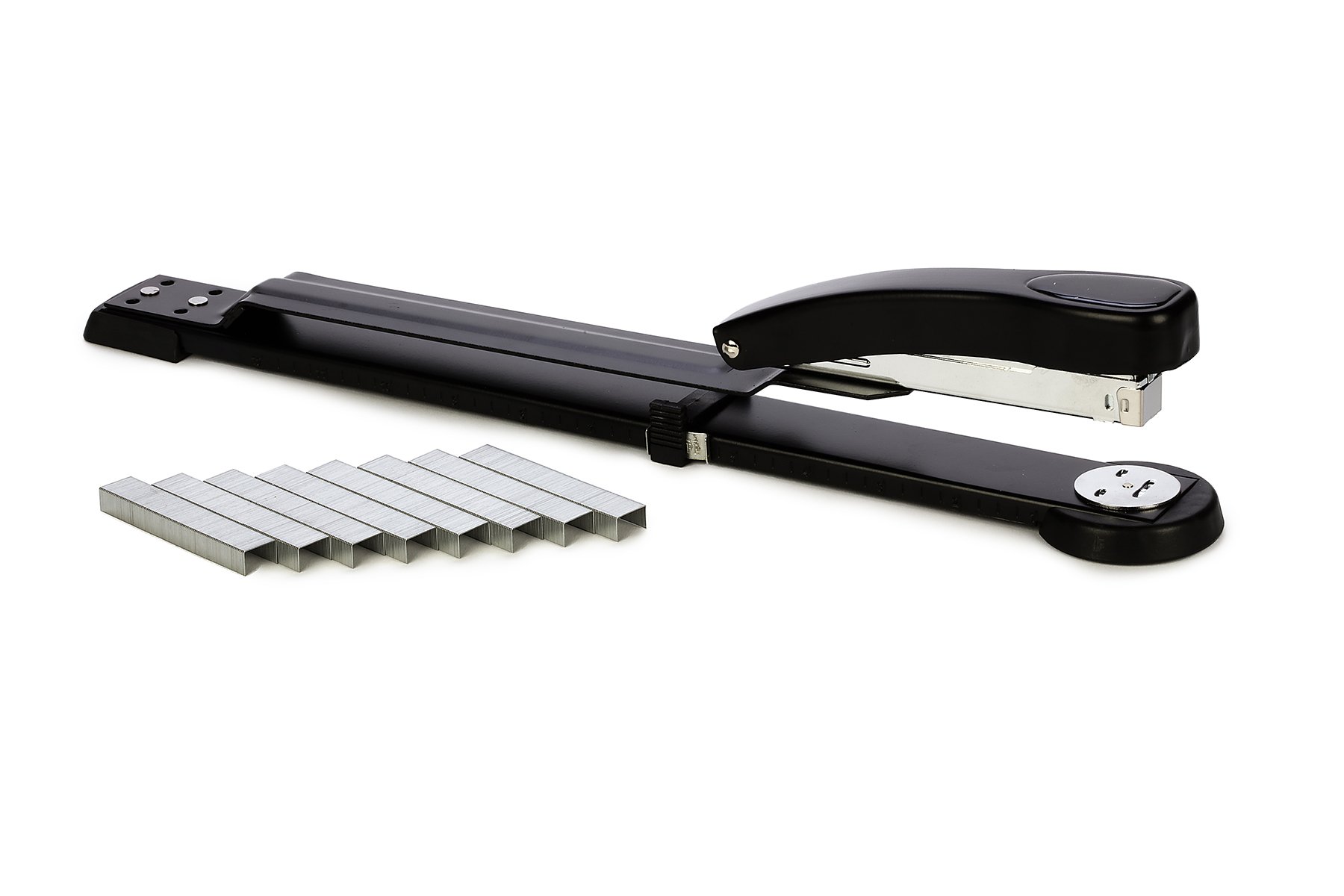 D.RECT Long Arm Stapler - 50 Sheet Capacity, Heavy Duty, Ideal for Office or Home, Black — image 1