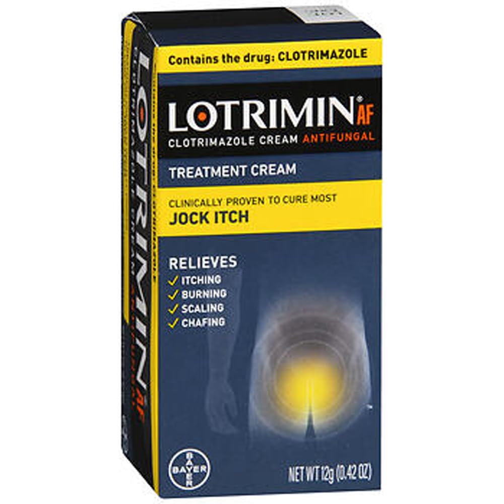 Lotrimin AF Jock Itch, Jock Itch Cream, 0.42 Ounce (Pack of 1) (Packaging May Vary)