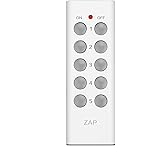 Etekcity 5-Channel Wireless Remote Control for Outlet Receivers, White (1Tx)