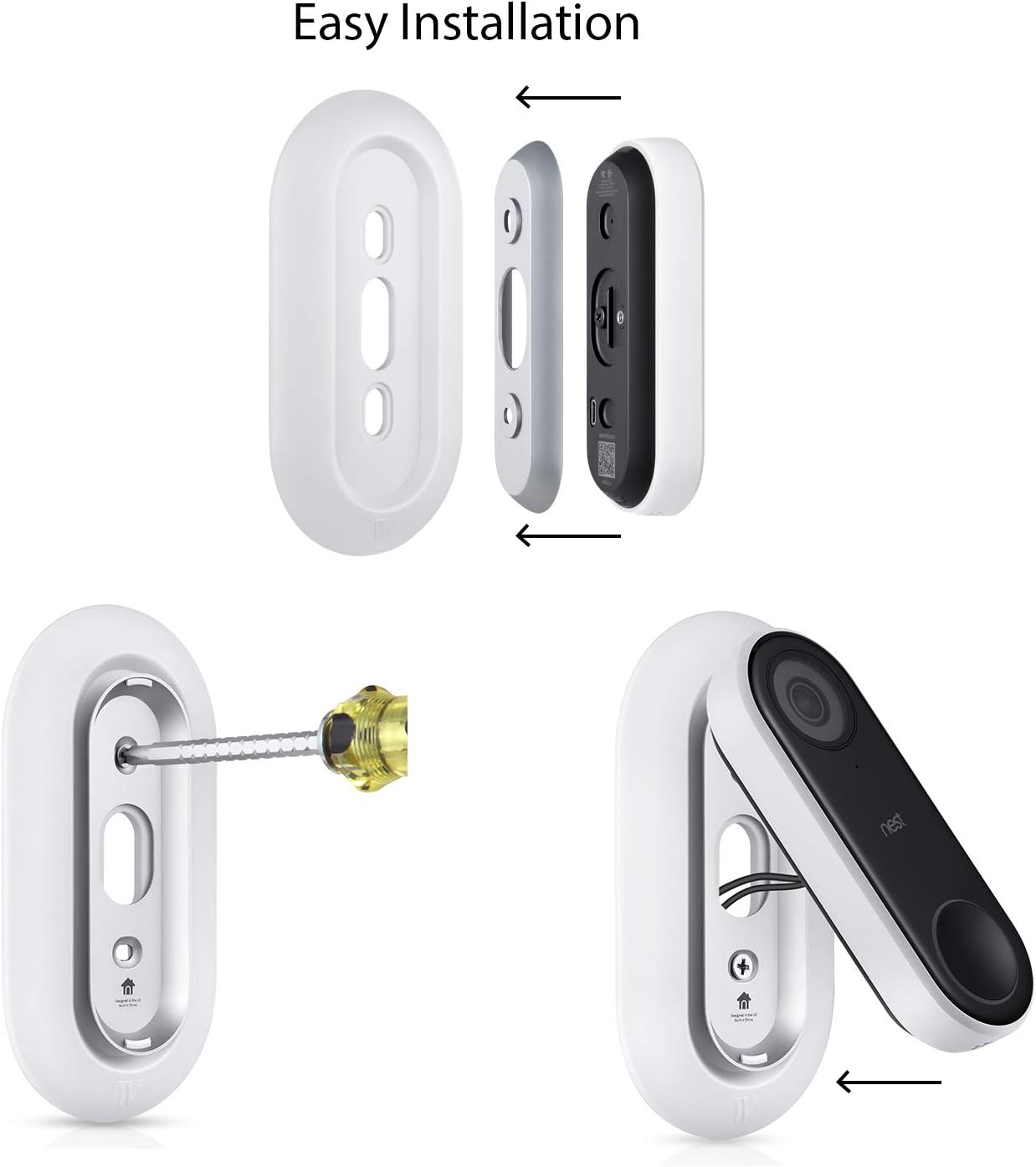 Google Nest Doorbell Mounting Bracket Photos