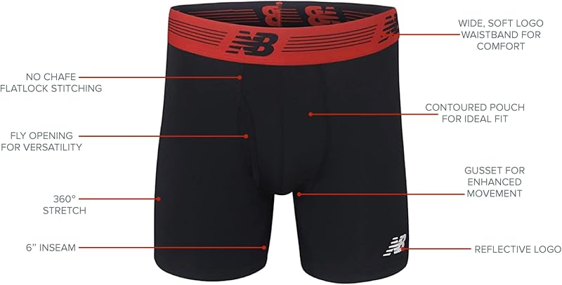 Cuecas boxer masculinas sem bragueta (4 unidades), pretas, 5XL