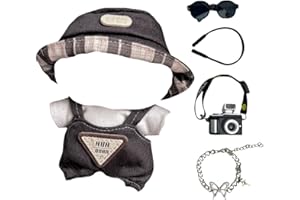 JOJEDOMO Used for Labubu Doll Outfit Clothes Designer Set,Compatible with Labubu Clothe Accessories for Doll