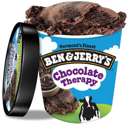 Ben & Jerry's - Vermont's Finest Ice Cream, Non-GMO - Fairtrade - Cage-Free Eggs - Caring Dairy - Responsibly Sourced Packaging, Chocolate Therapy, Pint (8 Count) - Thumbnail 2