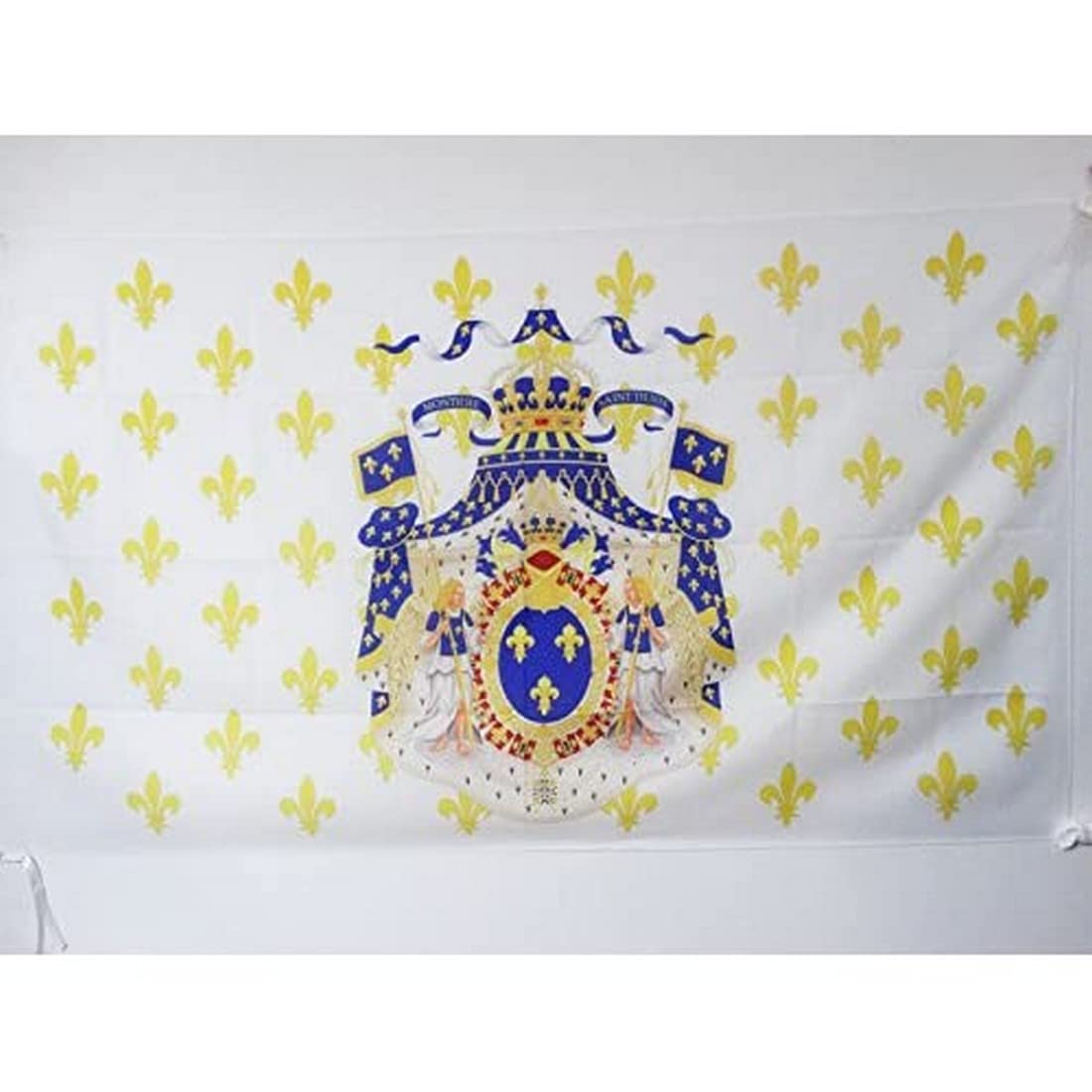 AZ FLAG - Kingdom of France Coat of arms Flag - 3x5 Ft - french royal Banner with Sleeve - 100% Polyester - Fade Resistant - Vivid Colors - 3' x 5' Feet - 150x90 Cm