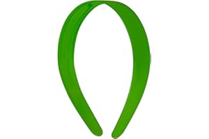 Motique Accessories Green 1 Inch Plastic Hard Headband with Teeth Head band Women Girls