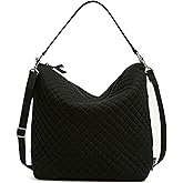 Vera Bradley Women's Cotton Oversized Hobo Shoulder Bag