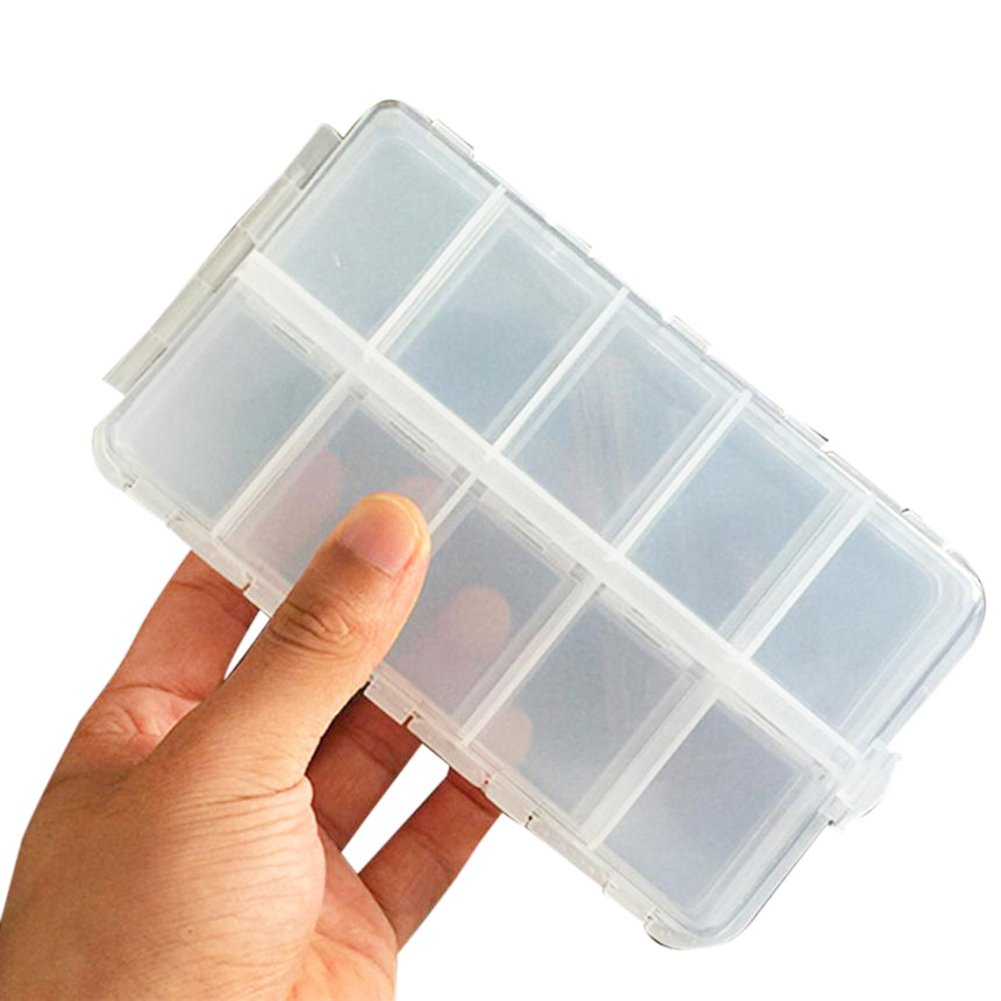 プラスチック 透明 防水 折りたたみ式 B077yfx1xw 容器 ケース 収納ボックス アクセサリー 釣り道具 フック フィッシングルアー 釣りエサ箱 格安 Claaseco Co Za