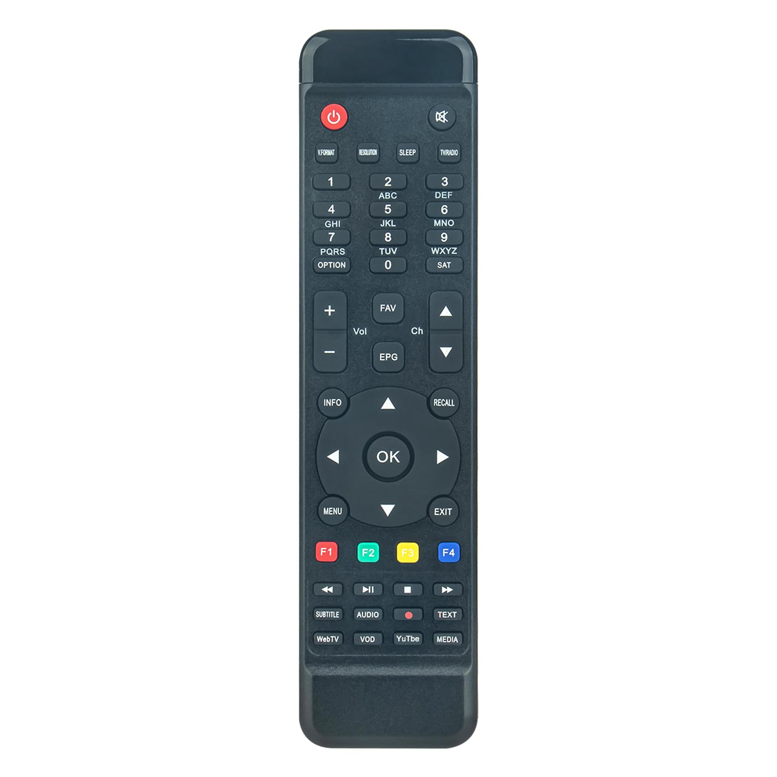 SX RCU 02 New Replacement Remote Control fit for Octagon 4K UHD Linux Receiver SF and SX Series SX87/WL SX88 & SX88+ SX88+ SE/WL SX88+ SE C/T2/WL SX88+ Optima & Combo SX88 4K