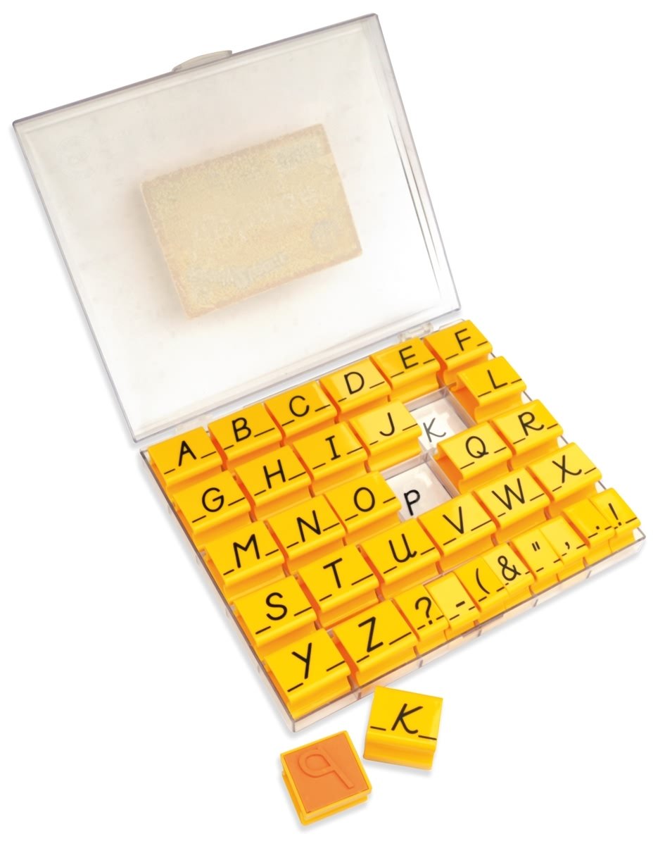 Playbox 35x35/20x35mm Letters Stamps (Box of 34)