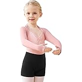 Modal Girls Kids Ballet Shrug Sweater Open Front Athletic Bolero Cardigan for Leotards