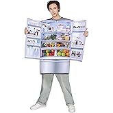 EraSpooky Adult Refrigerator Costume Halloween Funny Snacks Couples Outfits for Men Women