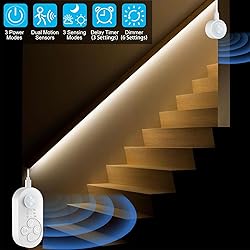 Dual Motion Sensor Light Indoor - Plug-in Motion