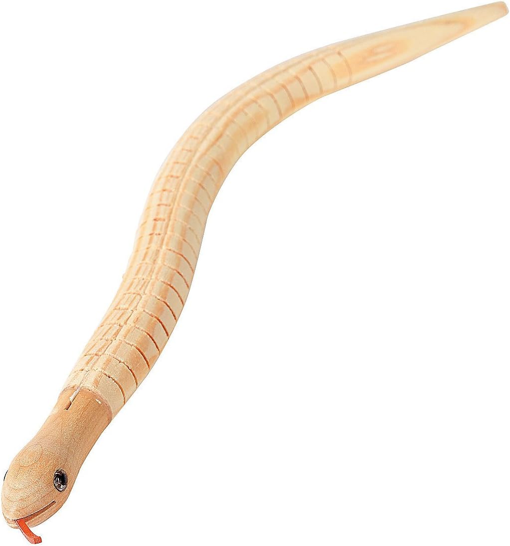 wooden snake craft