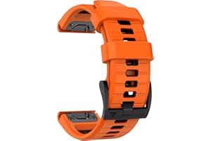 MYSNBKN Compatible with Fenix 7 Band,22mm Easy-fit Silicone Watch Strap Wristbands Replacement for Garmin Fenix 5/Fenix 5 Plus/Fenix 6/Fenix 6 Pro/Fenix 7 Pro/Forerunner 935/Forerunner945/Approach S60