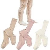Taous Assam Baby Girls Tights Knit Lace Mesh Breathable Stockings Toddler Pantyhose Infant Leggings