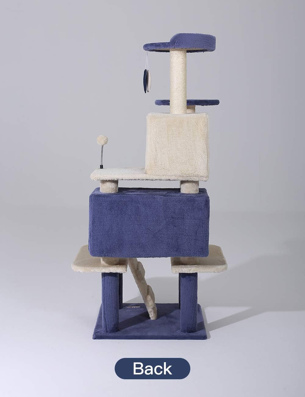 HYABI 53inches Multi-Level Cat Tree Comfortable Luxury Cats Perched Kitten Activity Play House : Pet Supplies