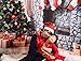 7x5 ft Christmas Photography Backdrop for Children Christmas Tree and Three Gift Socks Hang Fireplace Photo Background