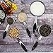 PLERISE Kitchen suit Stainless Steel Measuring Cups and Magnetic Measuring Spoons Set, Premium 11 Piece Set, 5 Measuring Cups & 6 Double Sided Stackable Magnetic Measuring Spoons