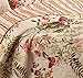 Greenland Home 100% Cotton Fashion Quilt Collection, Prewashed, Reversible Quilt Set, 3-Piece King/Cal King, Butterflies