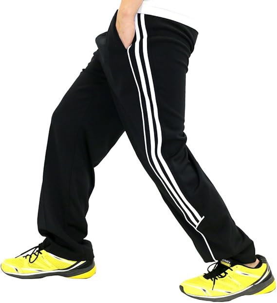 Amazon スコーネ ジャージ メンズ パンツ ロングパンツ スポーツウェア トレーニング ランニングウェア ジャージパンツ 吸汗速乾 ブラック L スウェットパンツ 通販