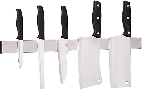 Amazon Nowest ノウェスト 包丁スタンド マグネット ナイフラック ナイフストリップ ステンレス 簡単装着 強粘着 L 包丁立て オンライン通販