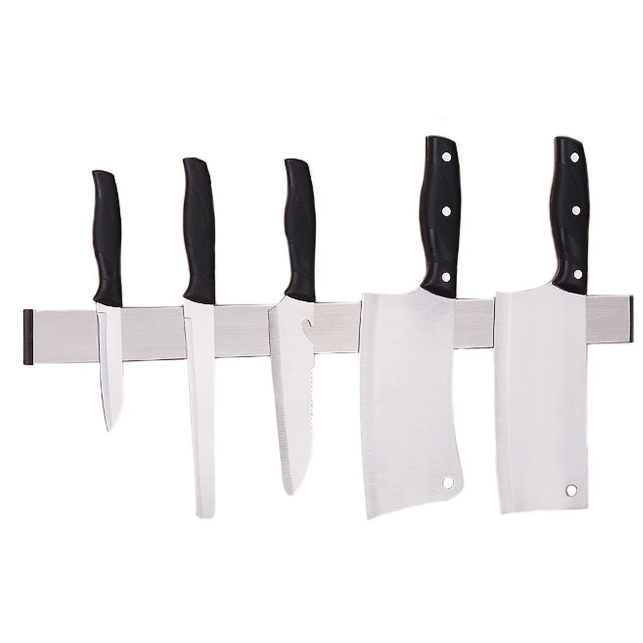 Nowest （ノウェスト） 包丁スタンド マグネット ナイフラック ナイフストリップ ステンレス 簡単装着 強粘着 (L) product image