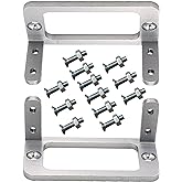 YijiaLink 2 Sets RC Servo Mount Bracket Aluminum Alloy Servo Seat for Futaba S3003 Rudder Frame Servo RC Boat Ship Car
