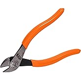 Klein Tools D2286 High Leverage Diagonal Cutting Pliers, 6-Inch | Made in USA, Diagonal Cutters with Heavy-Duty Wire Cutters, Laser Hardened Blades, and Hot Riveted Joint