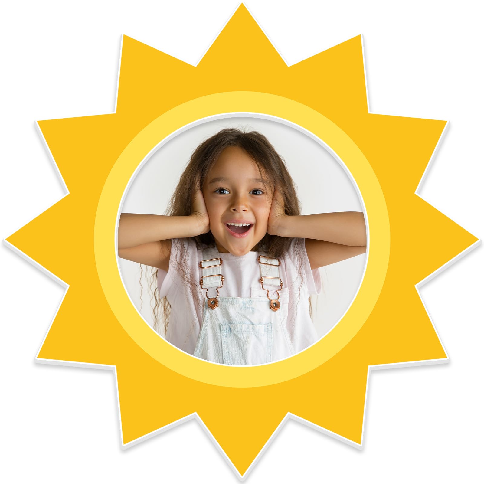 Photo 1 of Sun Photo Booth Props Sunshine Theme Photo Frame Party Supplies Sunshine Frame Backdrop Sign First Trip Around The Sun Summer Decorations for Baby Shower Kids Birthday Party Favors