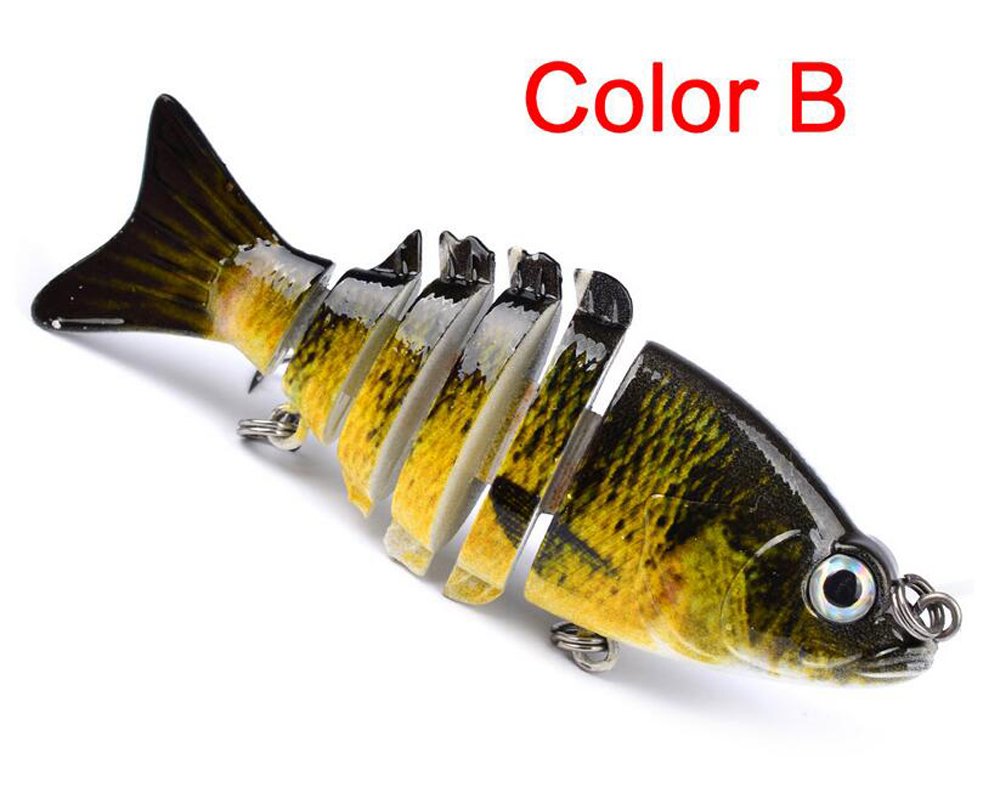 休日限定 フック針 B07b94l96s B 3 B Lu Ya餌プラスチック餌マルチjointedバス釣りルアー餌フローティング 100 品質保証