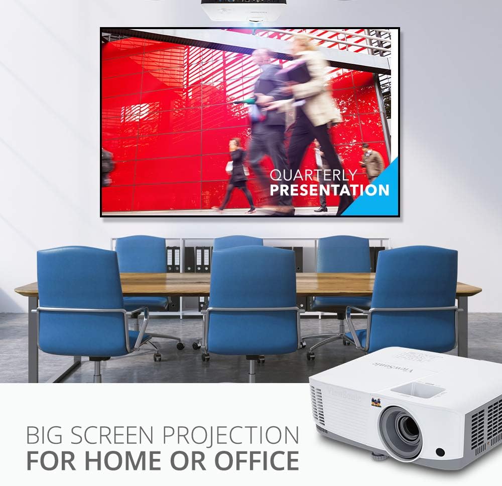 ViewSonic PG707W Projector, WXGA w/4000lm, 1.21-1.57 T, PG707W (w/4000lm, 1.21-1.57 T Optical Zoom 1.3x, LAN, 2 x HDMI, VGA - Image 3