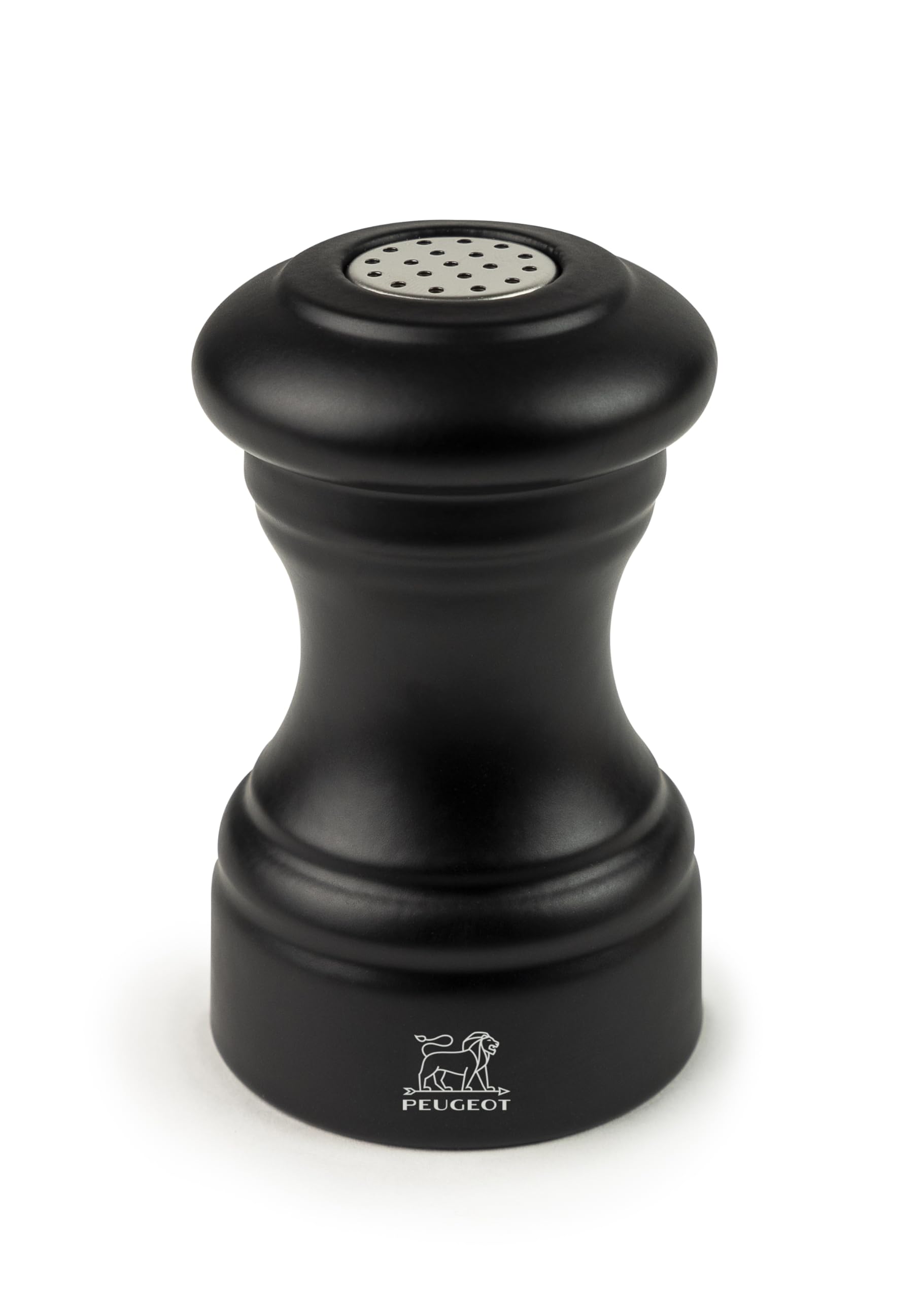 PEUGEOT - Bistro 9 cm Salt Shaker - Made with PEFC Certified Wood - Made in France - Matt Black Colour