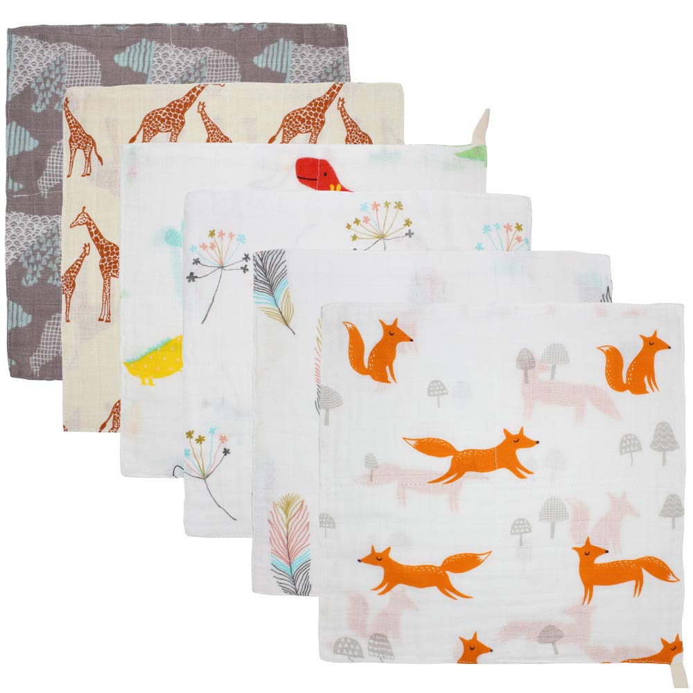 dinosaur muslin squares