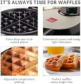 Global Gourmet FULL SIZE American Waffle Maker 700W Stainless Steel view 2