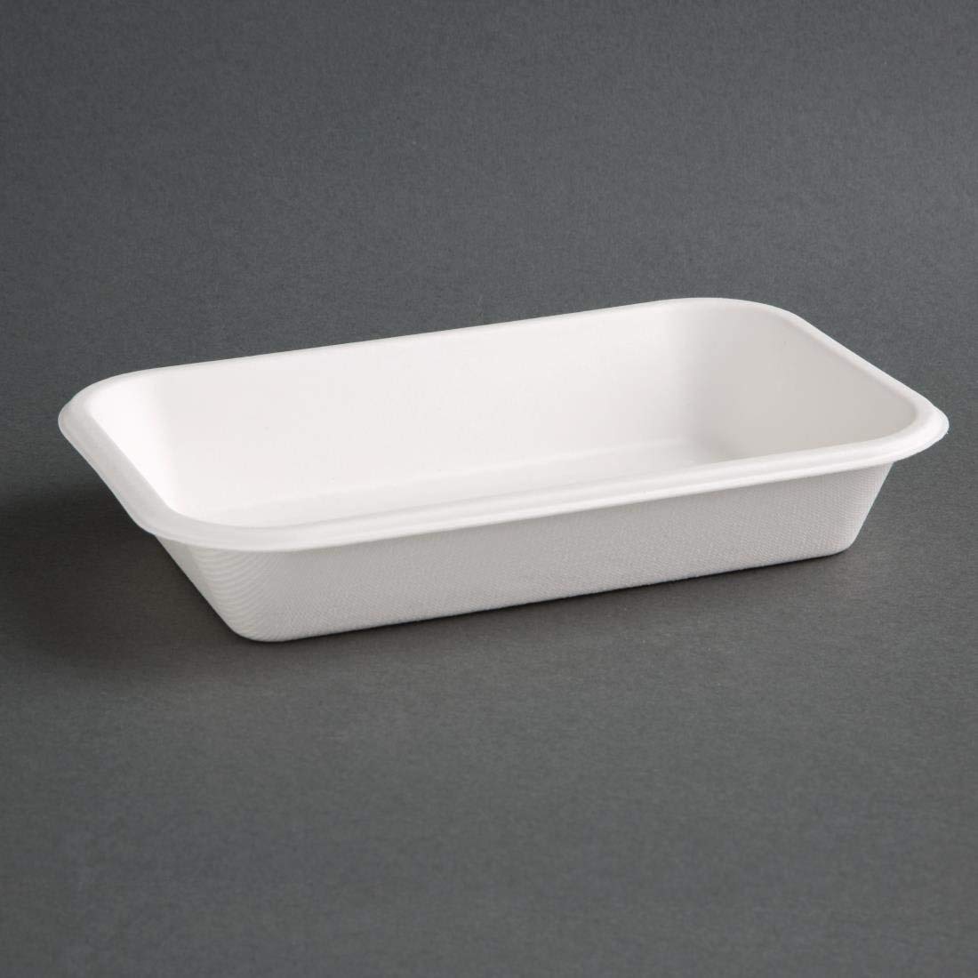 Fiesta Green FC531 Compostable Bagasse Food Trays 24oz (Pack of 50)