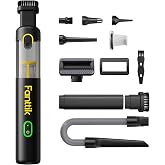 Fanttik Slim V8 APEX Cordless Car Vacuum & Air Duster, 4-in-1 Portable Mini Vacuum with 19000pa Suction Power for Pet Hair, T