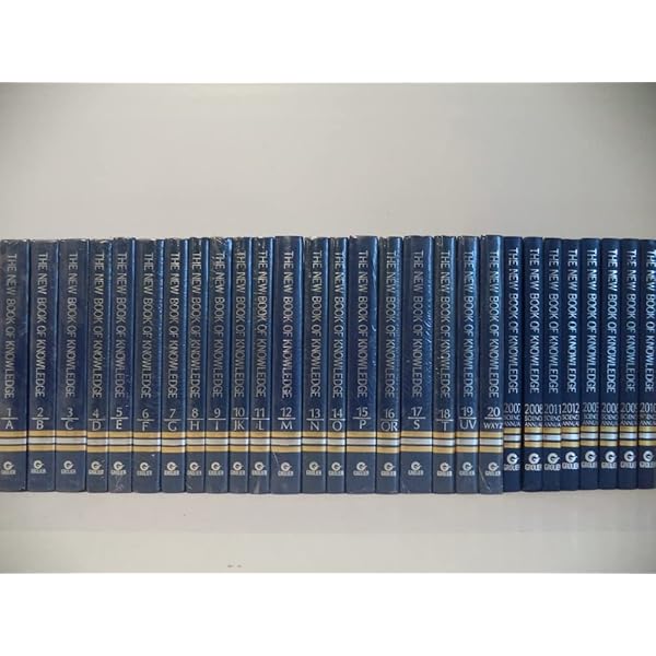 Grolier Encyclopedia of Knowledge (Volumes 1-20 - Complete Set
