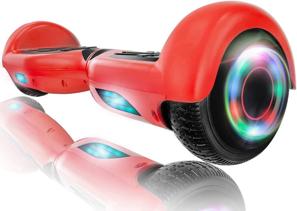XPRIT Hoverboard w/Bluetooth Speaker, UL2272 Certified (RED)