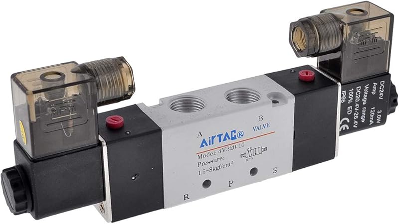 Elettrovalvola 12V Gas 1/8" 2 Vie Normalmente Chiusa In Alluminio Per Pneumatica