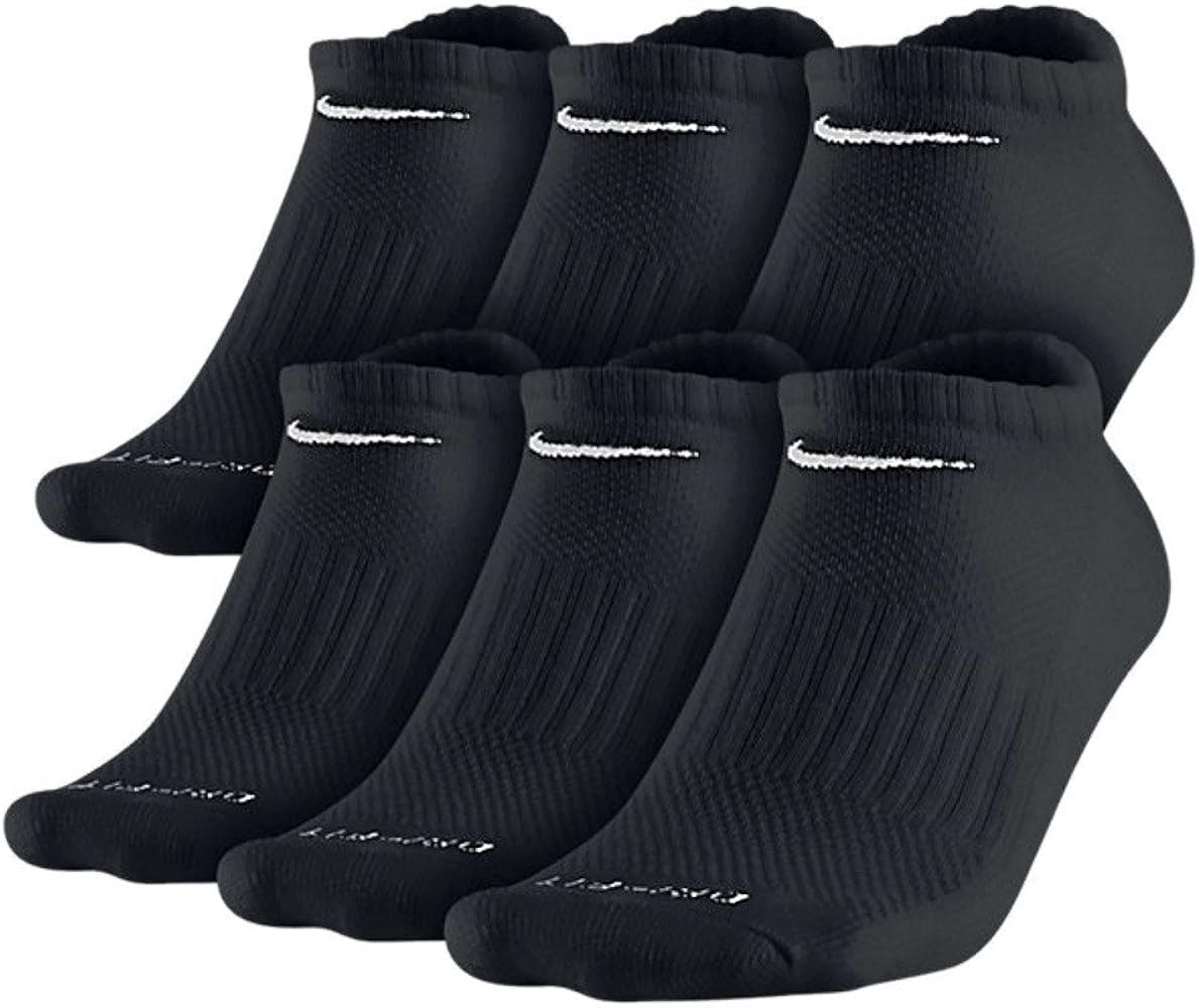 nike dri fit no show socks 6 pack