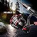 LONPAR Tideep Spinning Fishing Reel 8+1 BB Lightweight Up to 42 Lbs/19 Kg Powerful Drag Two Spools Included Saltwater or Freshwater