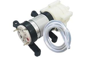 CONQUERALL 385 suction pump DC 6V-12V diaphragm self priming pump with water pipe set suitable for tea table DIY small water pump