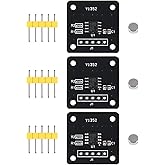 UMLIFE 3PCS MT6701 Magnetic Encoder Magnetic Induction Angle Measurement Sensor Module 14bit High Precision Replacement AS5600