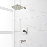 Signature Hardware 953890 Hibiscus Pressure Balanced Shower System with Shower Head, Tub Spout, Shower Arm, and Valve Trim - 